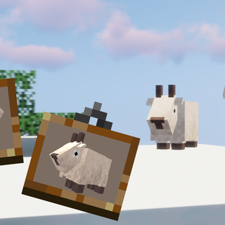 Minecraft goat wallpaper