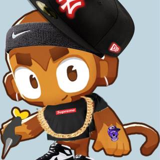 Drippy monkey wallpaper