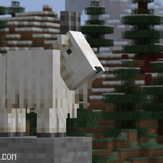 Minecraft goat wallpaper