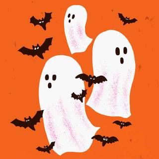 Halloween cute iPhone wallpaper