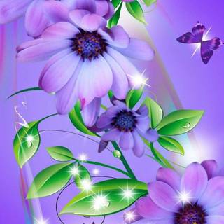 Flowers mobile wallpaper