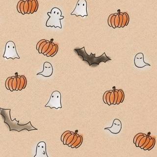 Halloween cute iPhone wallpaper