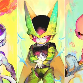 Black Frieza desktop wallpaper