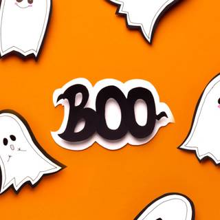 Cute Halloween greetings wallpaper