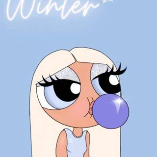 Preppy winter PFP wallpaper