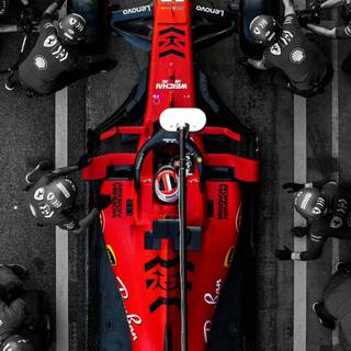 F1 Ferrari iPhone wallpaper
