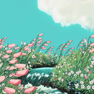 Ghibli nature wallpaper
