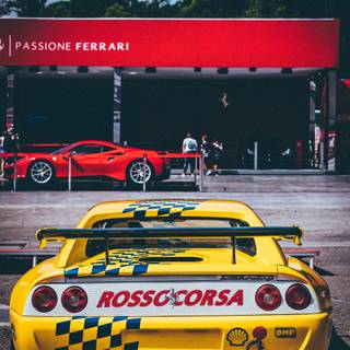 F1 Ferrari iPhone wallpaper