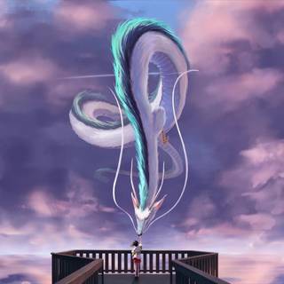 Haku dragon wallpaper