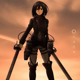 Mikasa Ackerman iPhone wallpaper