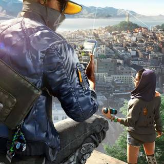 Watch Dogs 2 iPhone wallpaper