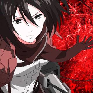 Mikasa Ackerman iPhone wallpaper