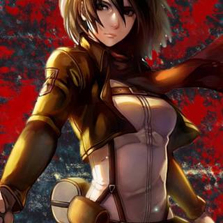 Mikasa Ackerman iPhone wallpaper