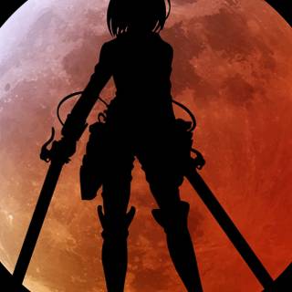 Mikasa Ackerman iPhone wallpaper