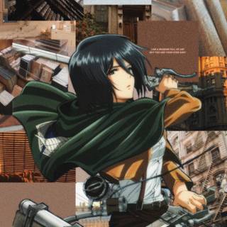 Mikasa Ackerman iPhone wallpaper