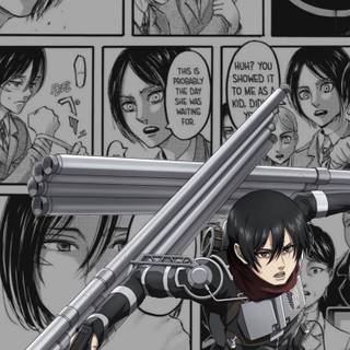 Mikasa Ackerman iPhone wallpaper