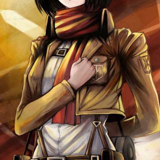 Mikasa Ackerman iPhone wallpaper