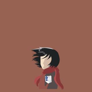 Mikasa Ackerman iPhone wallpaper
