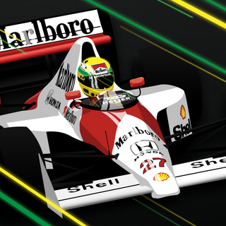 Ayrton Senna phone wallpaper
