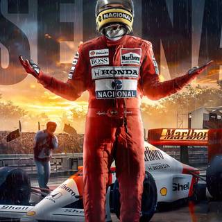 Ayrton Senna phone wallpaper