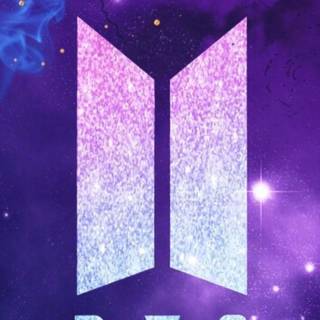 BTS logo iPhone wallpaper