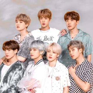 BTS logo iPhone wallpaper