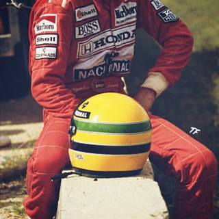 Ayrton Senna phone wallpaper