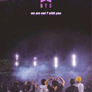 BTS logo iPhone wallpaper