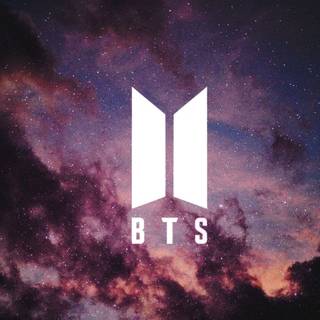 BTS logo iPhone wallpaper
