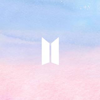 BTS logo iPhone wallpaper