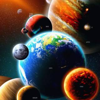 Outer Space iPhone wallpaper