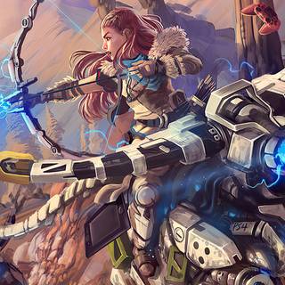 Horizon Zero Dawn iPhone wallpaper