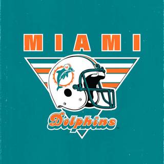 Miami Dolphins iPhone wallpaper