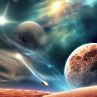 Outer Space iPhone wallpaper