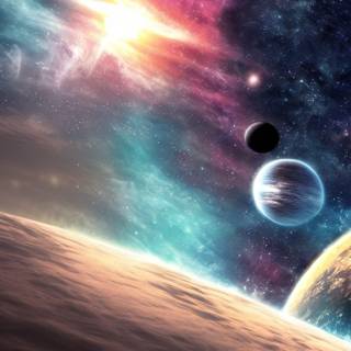 Outer Space iPhone wallpaper
