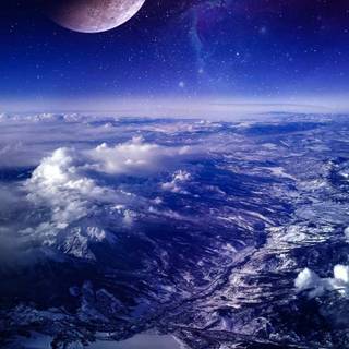 Outer Space iPhone wallpaper