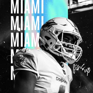 Miami Dolphins iPhone wallpaper