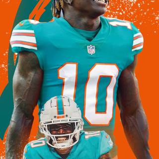 Miami Dolphins iPhone wallpaper