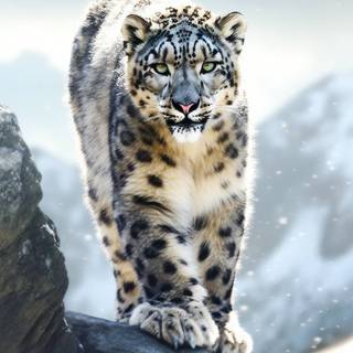 Leopard phone wallpaper