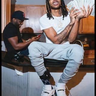 King Von money wallpaper