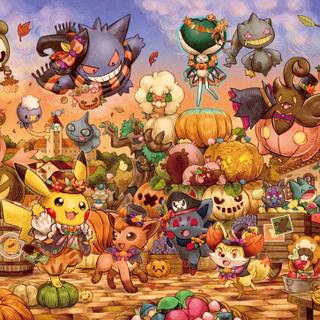 Thanksgiving Pokémon wallpaper