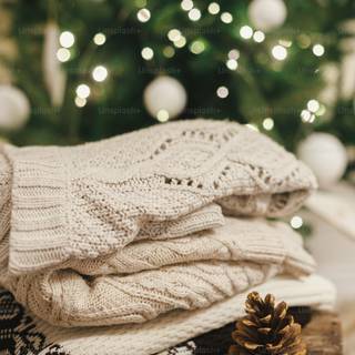 Cozy winter phone wallpaper