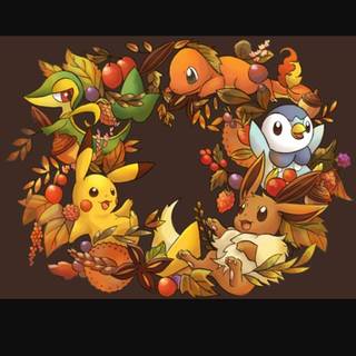 Thanksgiving Pokémon wallpaper