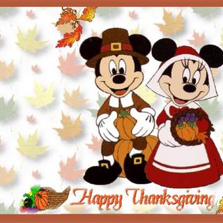 Mickey Mouse Thanksgiving wallpaper