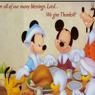 Mickey Mouse Thanksgiving wallpaper