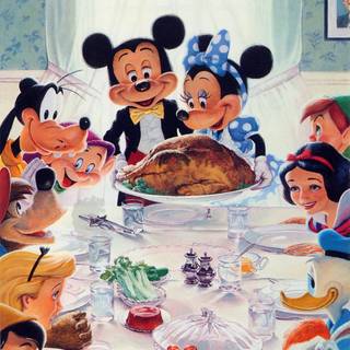 Mickey Mouse Thanksgiving wallpaper