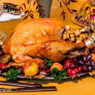 Thanksgiving meal wallpaper