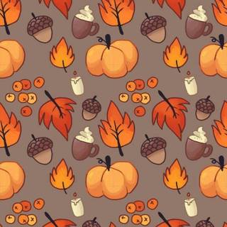 Thanksgiving pattern wallpaper