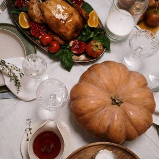 Thanksgiving meal wallpaper