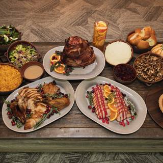 Thanksgiving meal wallpaper